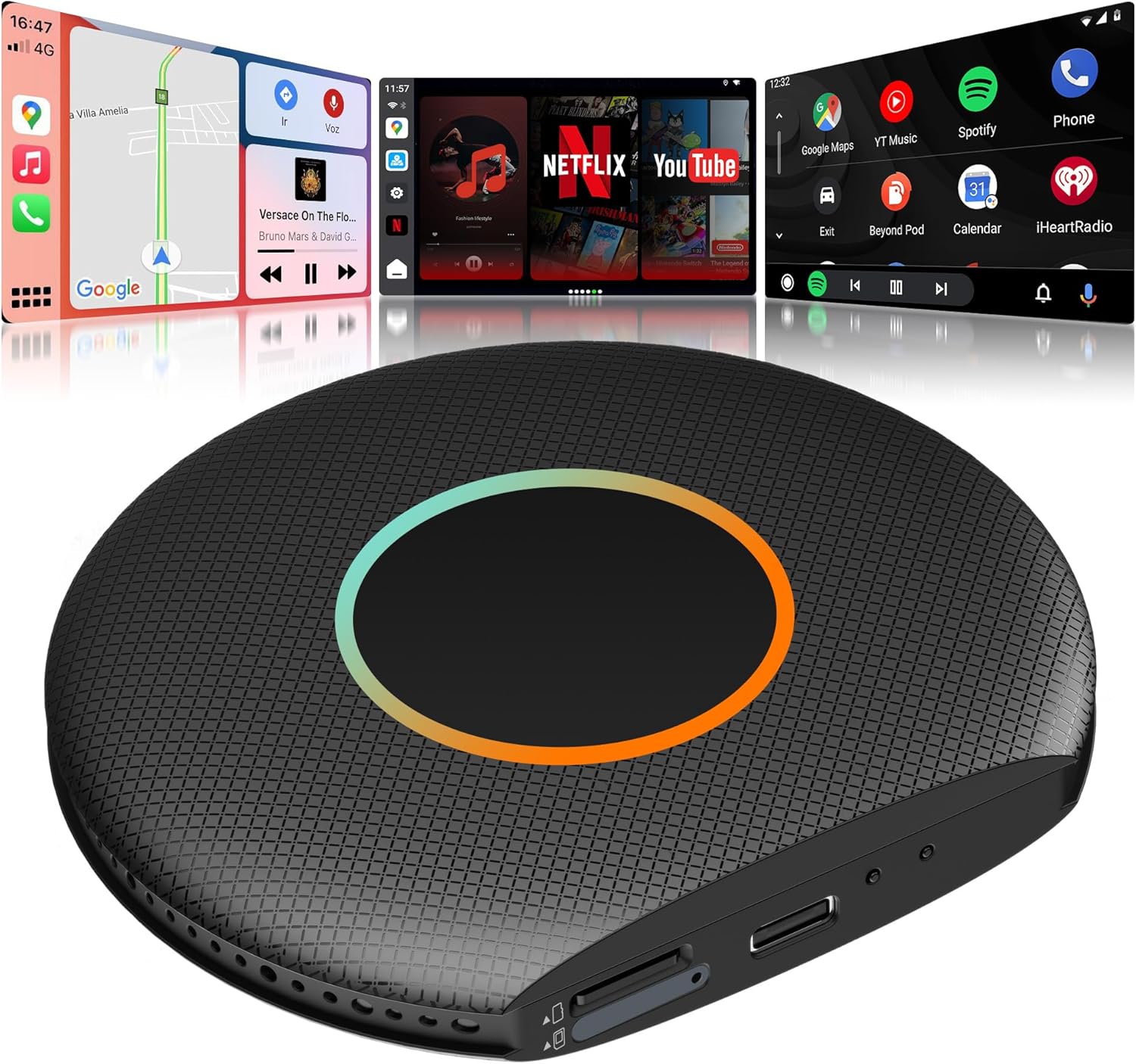 Ai Box Carplay/Android Auto Wireless - 6-in-1 Magic Ai Box
