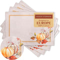 Maison d Hermine Placemats Set of 4 100% Cotton Placemats - Elegant