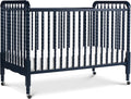 DaVinci Jenny Lind 3-in-1 Convertible Crib in Navy - Greenguard Gold