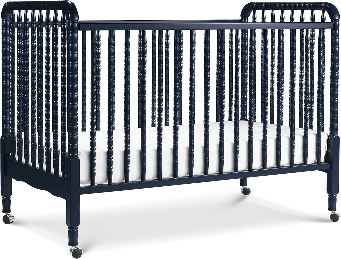 DaVinci Jenny Lind 3-in-1 Convertible Crib in Navy for Babies