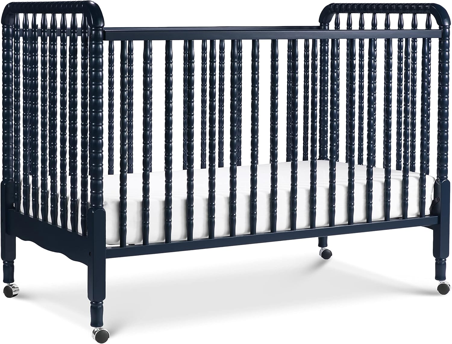 DaVinci Jenny Lind 3-in-1 Convertible Crib in Navy for Babies