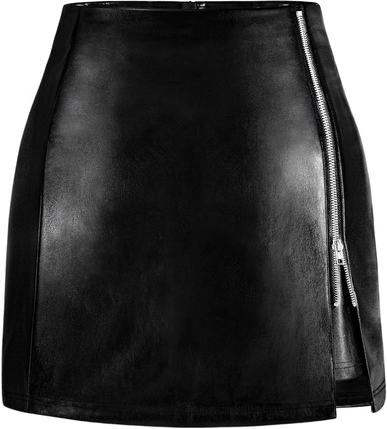 Fluffy Sense Women's Leather Mini Skirt for Every Occasion