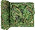 LOOGU Custom Woodland Camo Netting 6.5 x 10ft to 20 x
