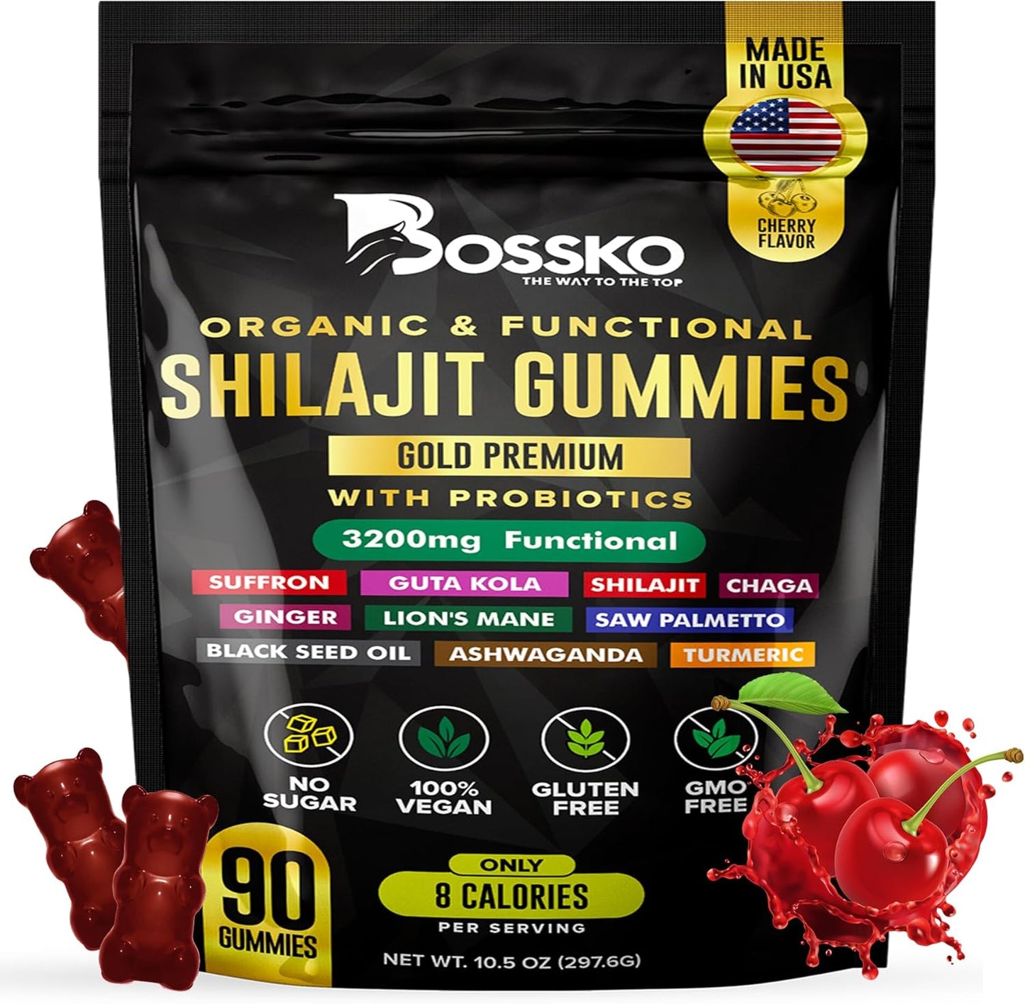 3200 MG Pure Himalayan Shilajit Gummies for Wellness & Vitality