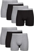 Hanes Men's Boxer Briefs - Soft Cotton Multipack for Daily Comfort