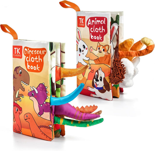 Interactive Cloth Books for Babies 0-12 Months