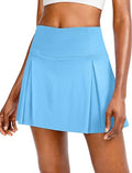 Pleated Tennis Skirt with Pockets - High Waisted Athletic Skort Viodia