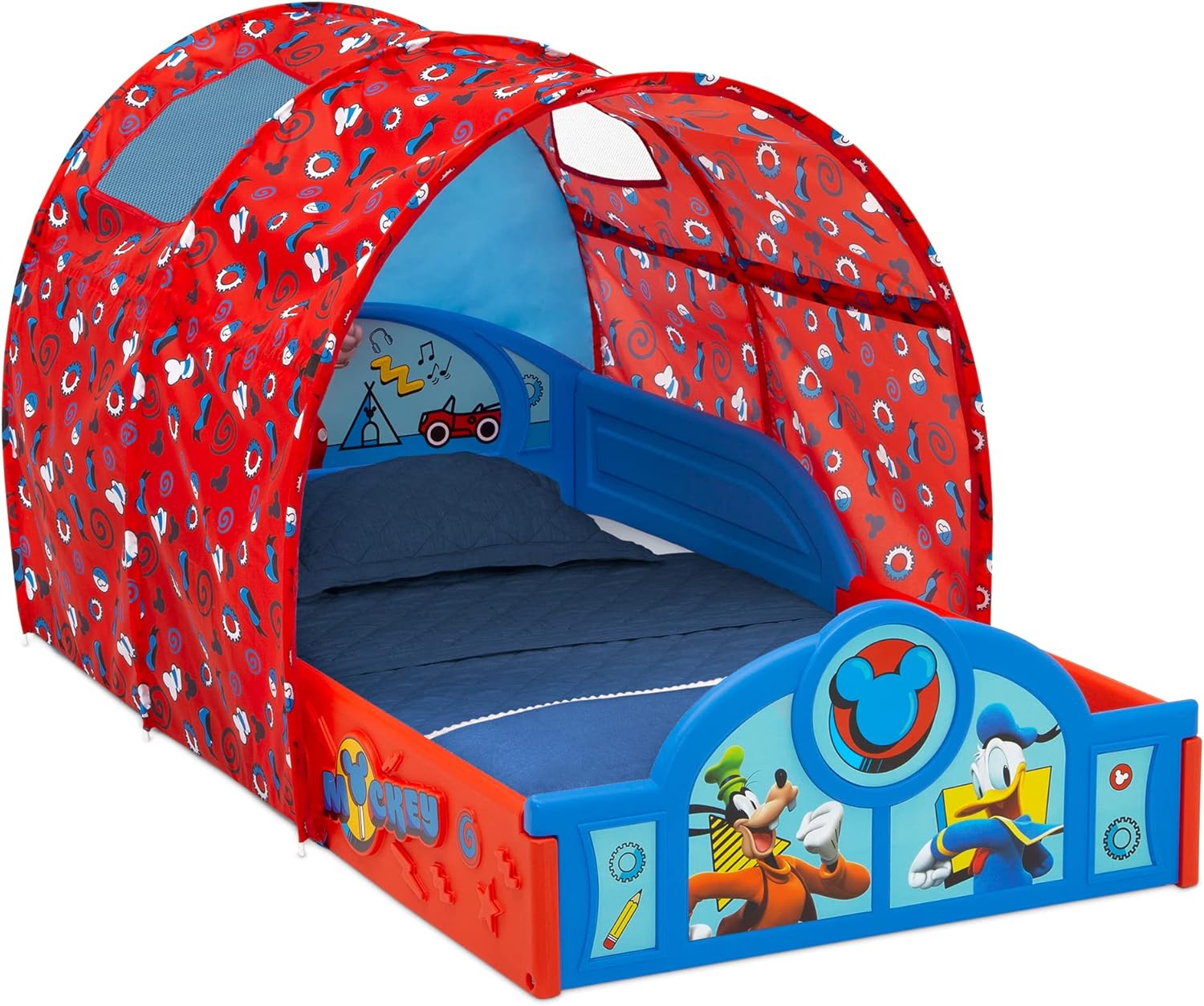 Magical Mickey Mouse Toddler Bed with Tent