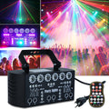 Wuzstar 27-Eye Party DJ Light with Remote - Dynamic RGB Strobe Effects