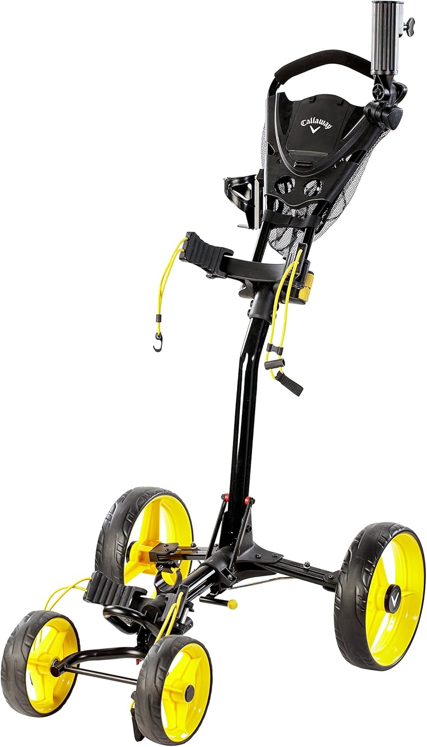 Callaway Trek 4-Wheel Golf Push Cart - Compact & Stylish