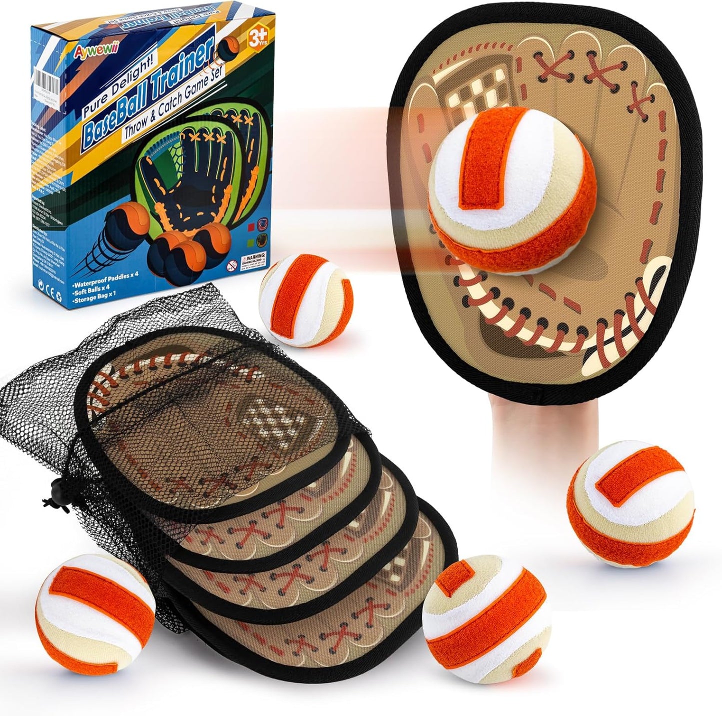 Aywewii Outdoor Toss & Catch Ball Set - Fun for Kids!