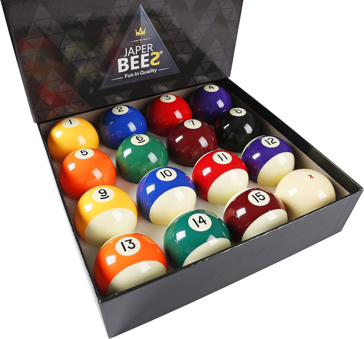 JAPER BEES Billiard Balls Set for Professional Pool Players