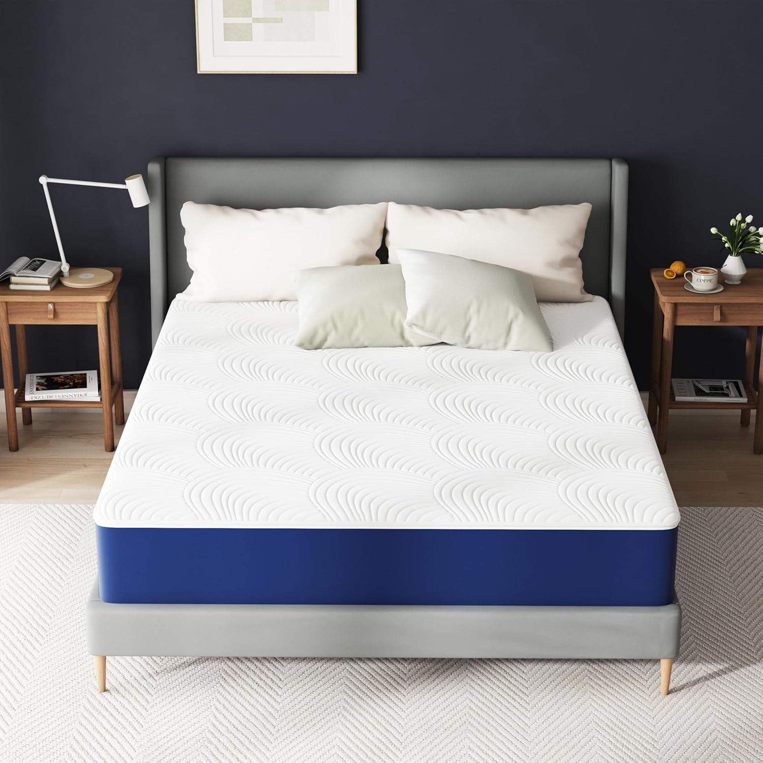 10 Inch Firm Full Mattress with Cooling Memory Foam Support