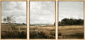 24x36x3 Framed Canvas Print Rustic Fields Landscape - Tranquil Wall