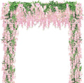 Findosom Wisteria Artificial Flowers Garland for Home Decor