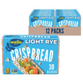 Wasa Light Rye Crispbread 9.5 oz Pack of 12 - Hearty, Low-Calorie