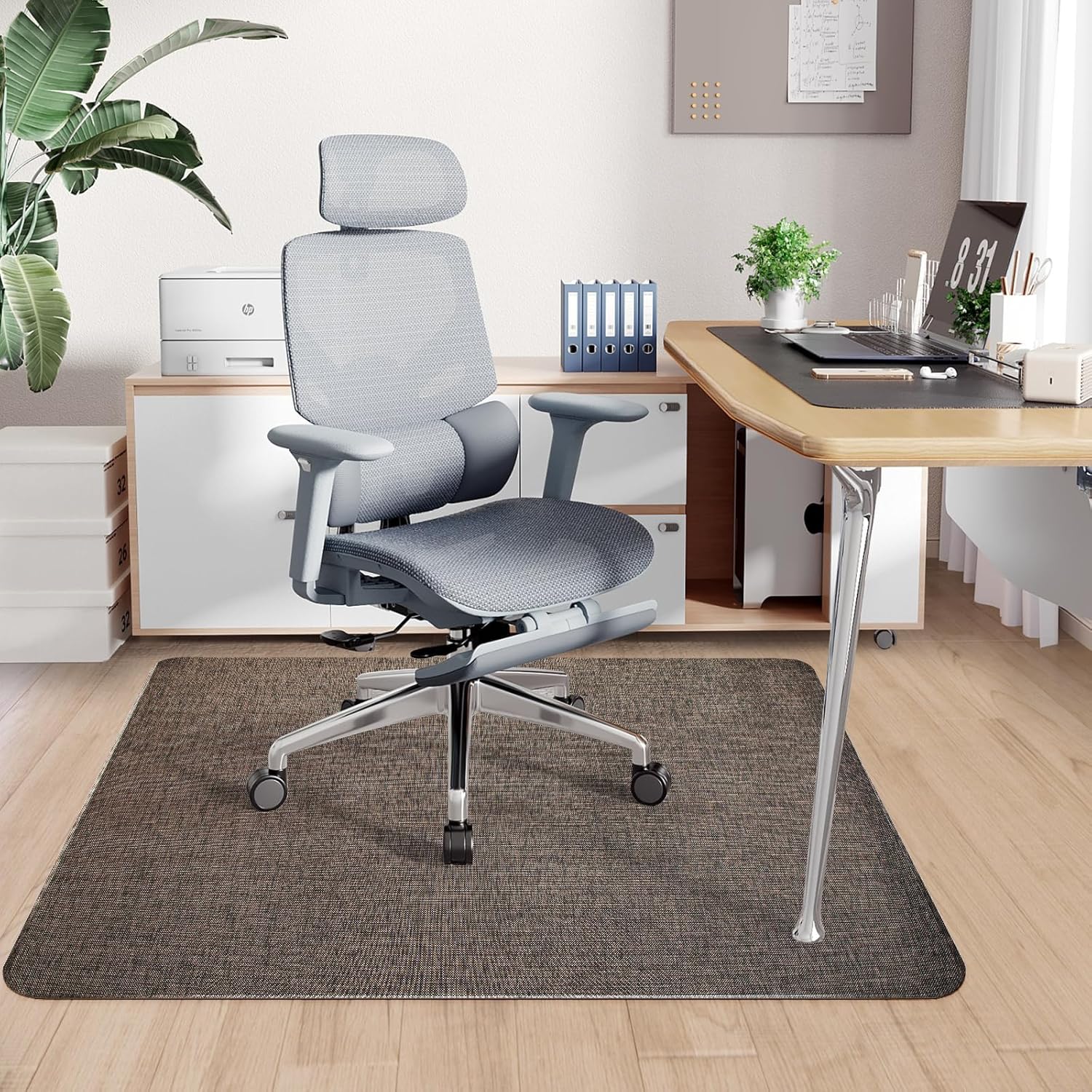 Sycoodeal Office Chair Mat for Hardwood & Tile Floor, 36in x 48in