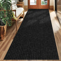 4ft Runner Rug Non-Slip Indoor Outdoor - Low Pile, Rubber Backing
