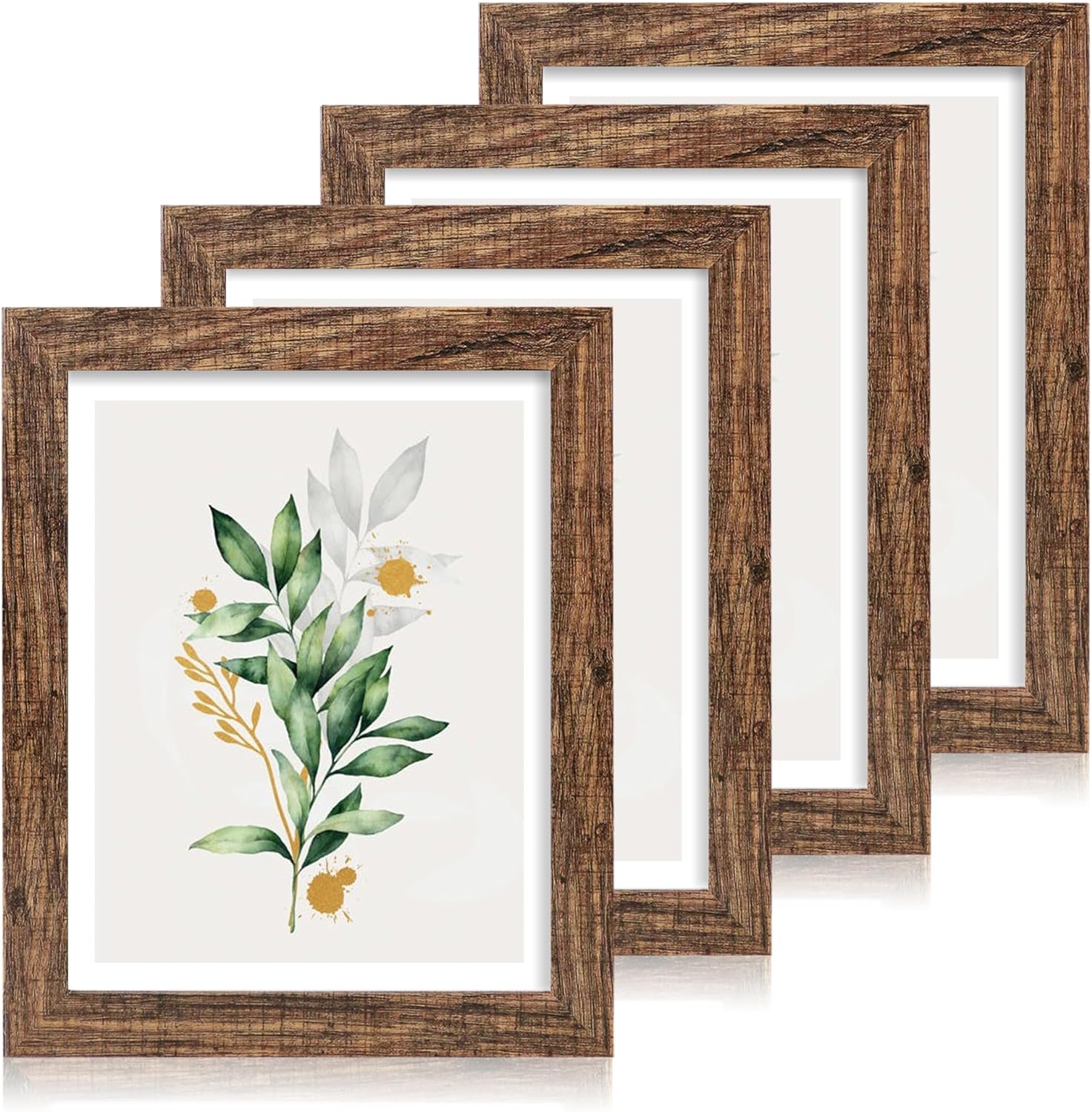11x14 Picture Frame Set of 4 for Wall Mounting and Display