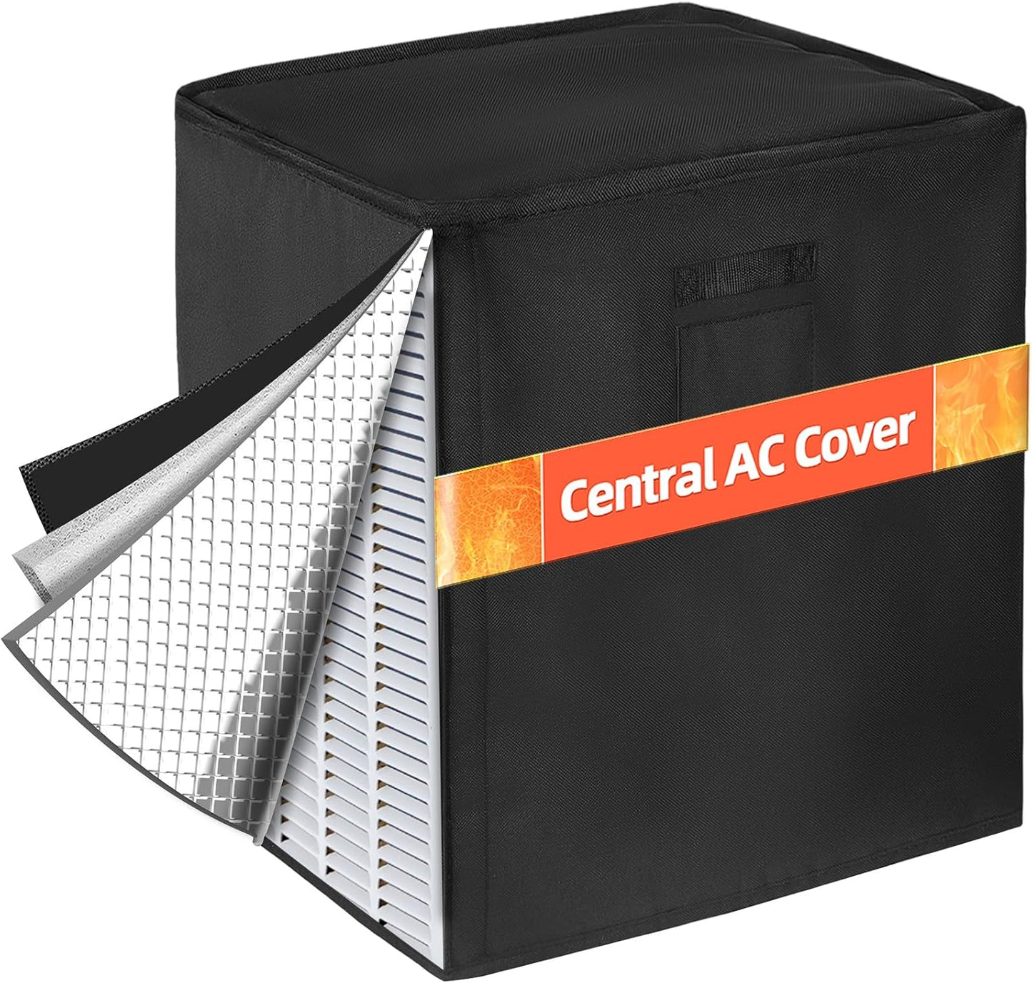 SUNICO Winter AC Cover: 3-Layer Insulation, Waterproof, Heavy-Duty 32x32x36 - Protect Your Outdoor Unit!