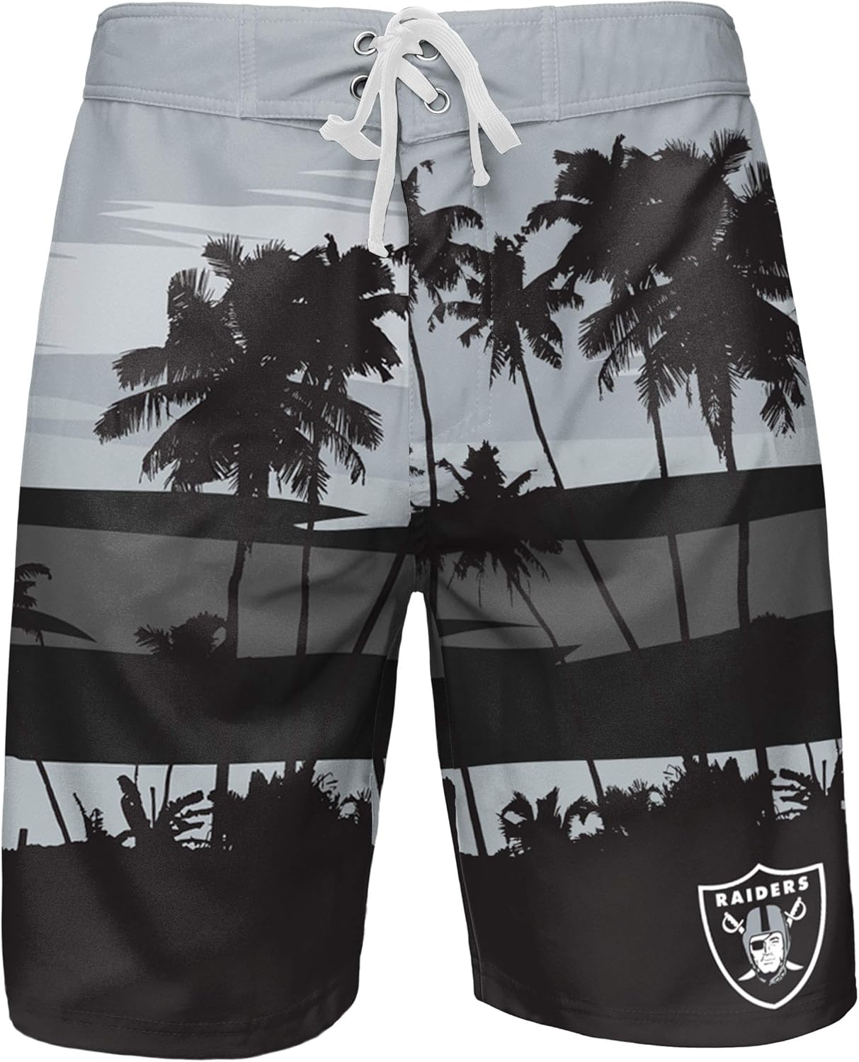 FOCO Men's NFL Team Logo Sunset Swim Boardshorts for Fans