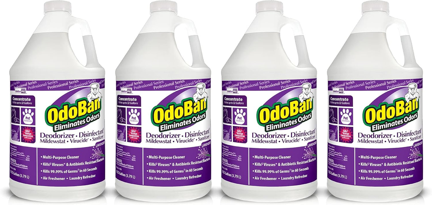 OdoBan Professional Disinfectant and Odor Eliminator 4-Pack