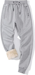 Gihuo Men's Sherpa Lined Athletic Sweatpants - Winter Warm
