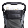 Stroller Caddy and Organizer Bag - Adjustable Fit & Zippered Pocket