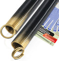180lb Heavy Duty Garage Door Extension Springs Pair - 25in, Double