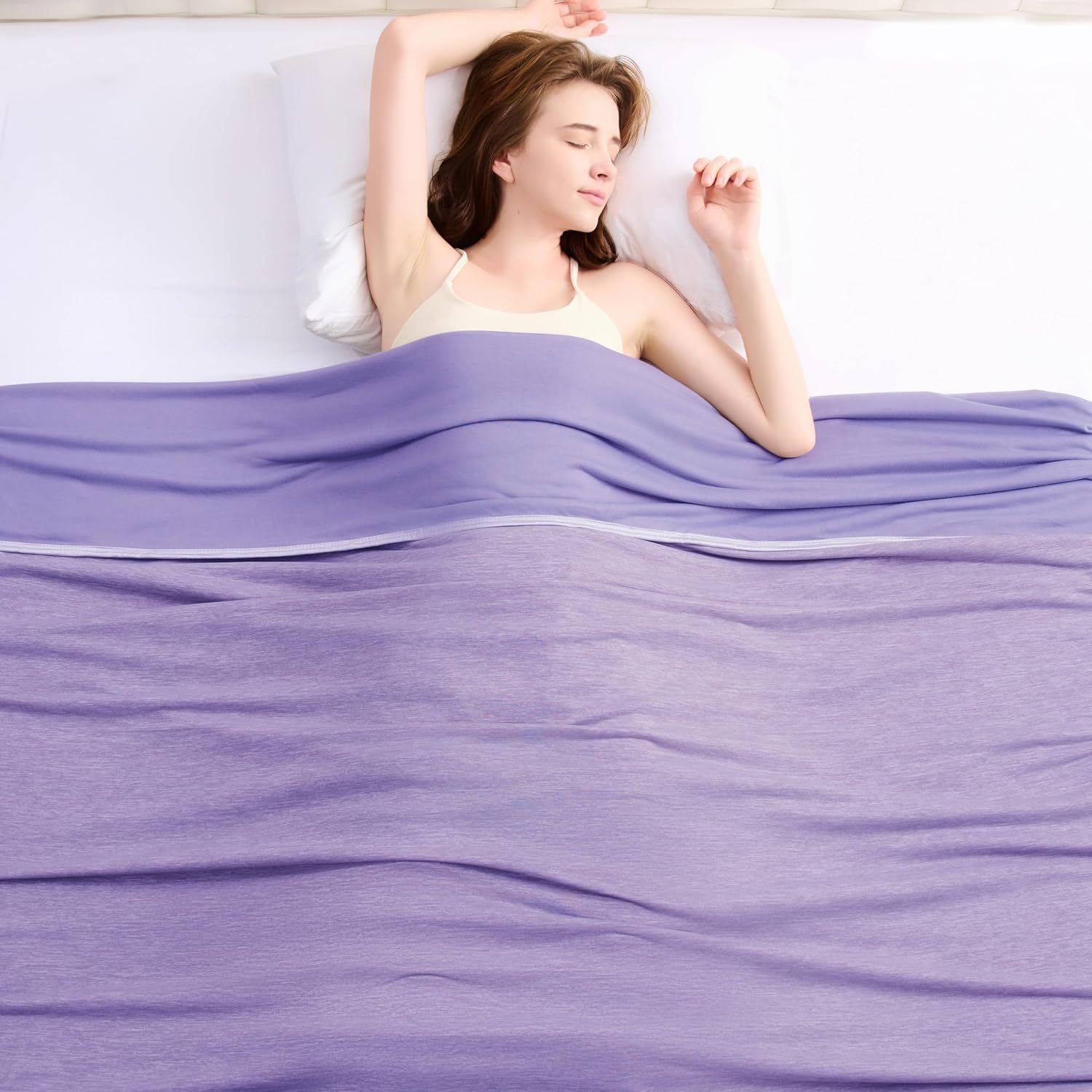 Topcee Cooling Blanket for Night Sweats - Ultra-Cool Comfort