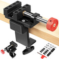 Mini Drill Press Vise with Rubber Soft Jaws - Stable Precision Clamp