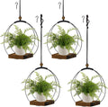 4 Pack Hanging Planters for Indoor Plants - Modern Boho Plant Hangers