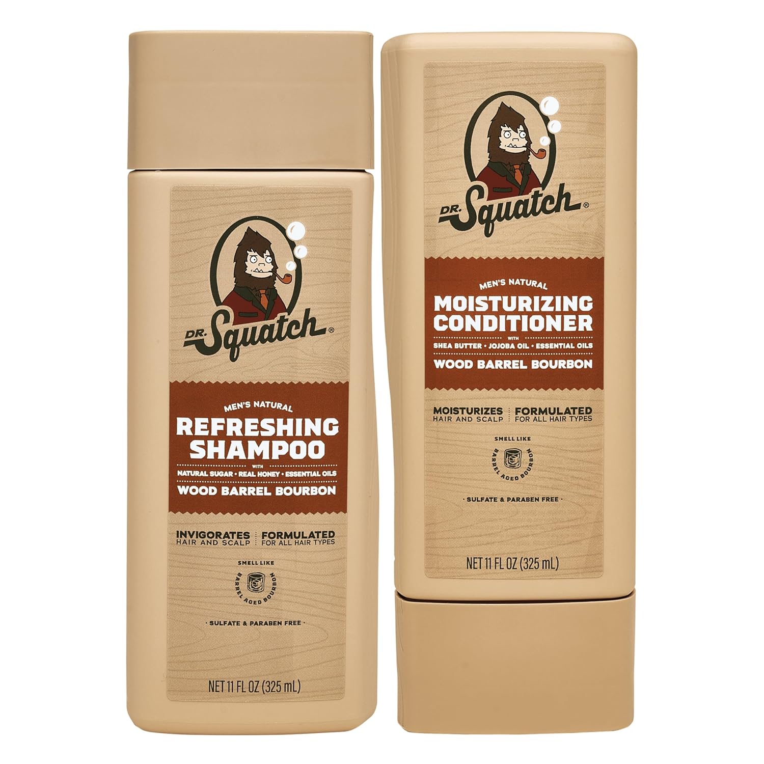 Dr. Squatch Natural Hair Bundle for Men - Full Healthy Hair