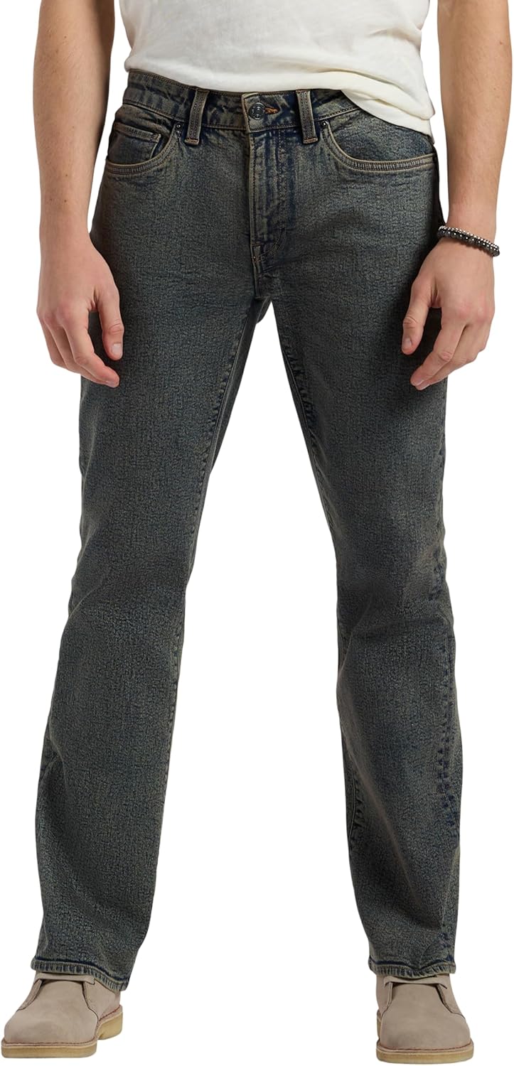 Relaxed Straight Leg Driven Jeans for Effortless Style