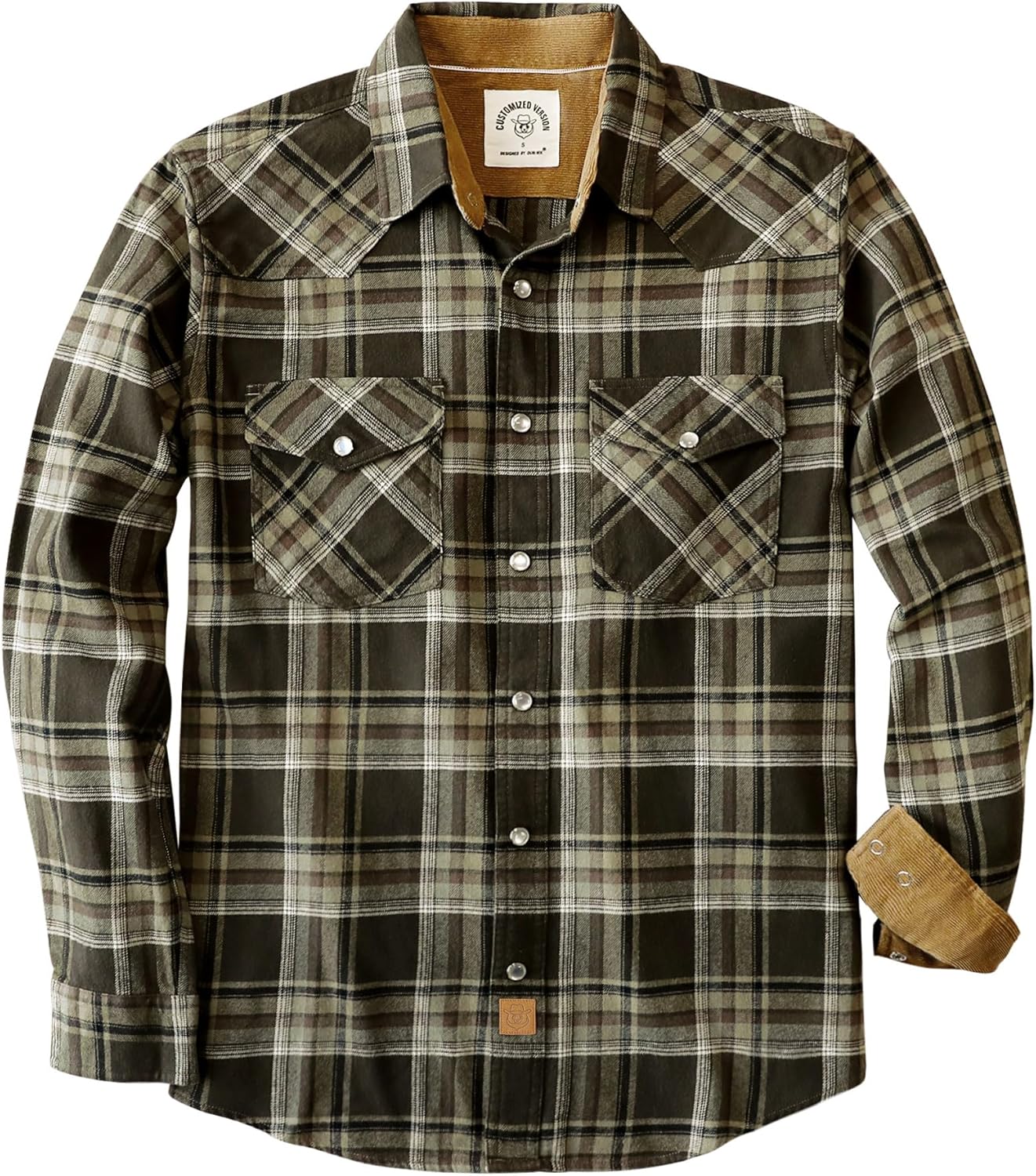 Dubinik Flannel Shirt for Men - Cozy Vintage Cowboy Plaid
