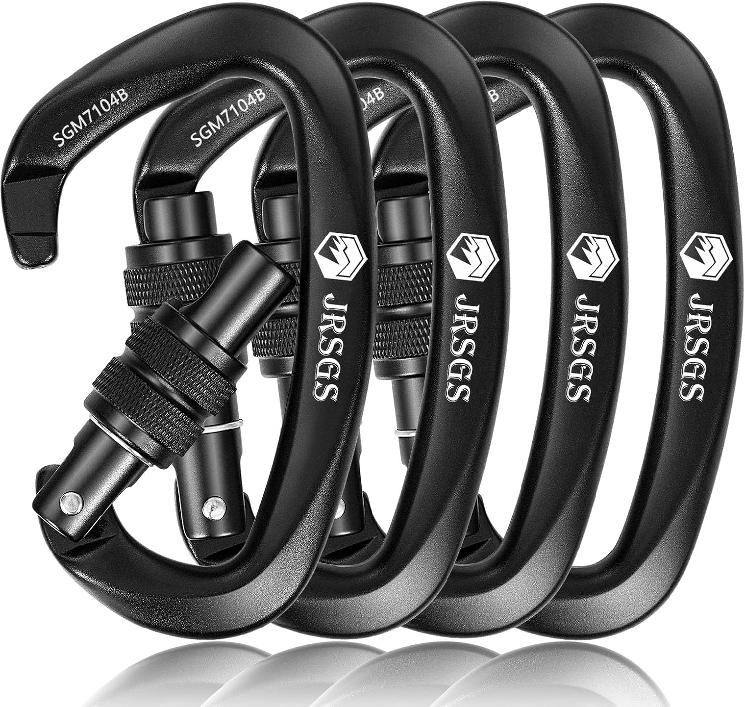 25KN Locking Climbing Carabiner Clips for Heavy Duty Use