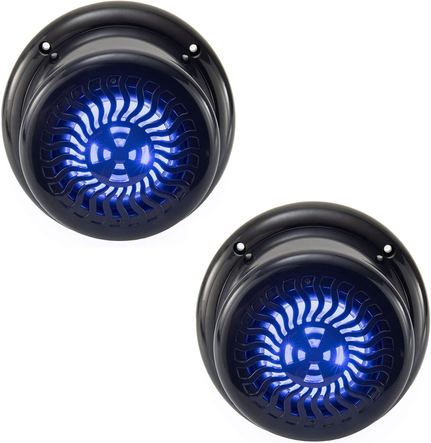 RecPro RV Flush Mount Speaker with Blue LED for Outdoor Use
