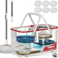 Spin Mop and Bucket with Separate Dirty and Clean Water - Fresh Floors
