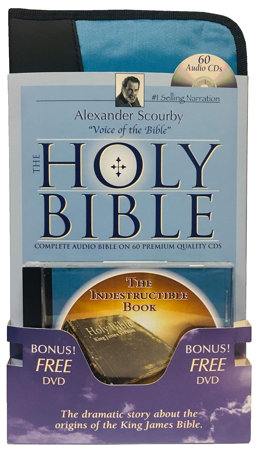 KJV Complete Scourby CD with Free DVD - Holy Audio Bible