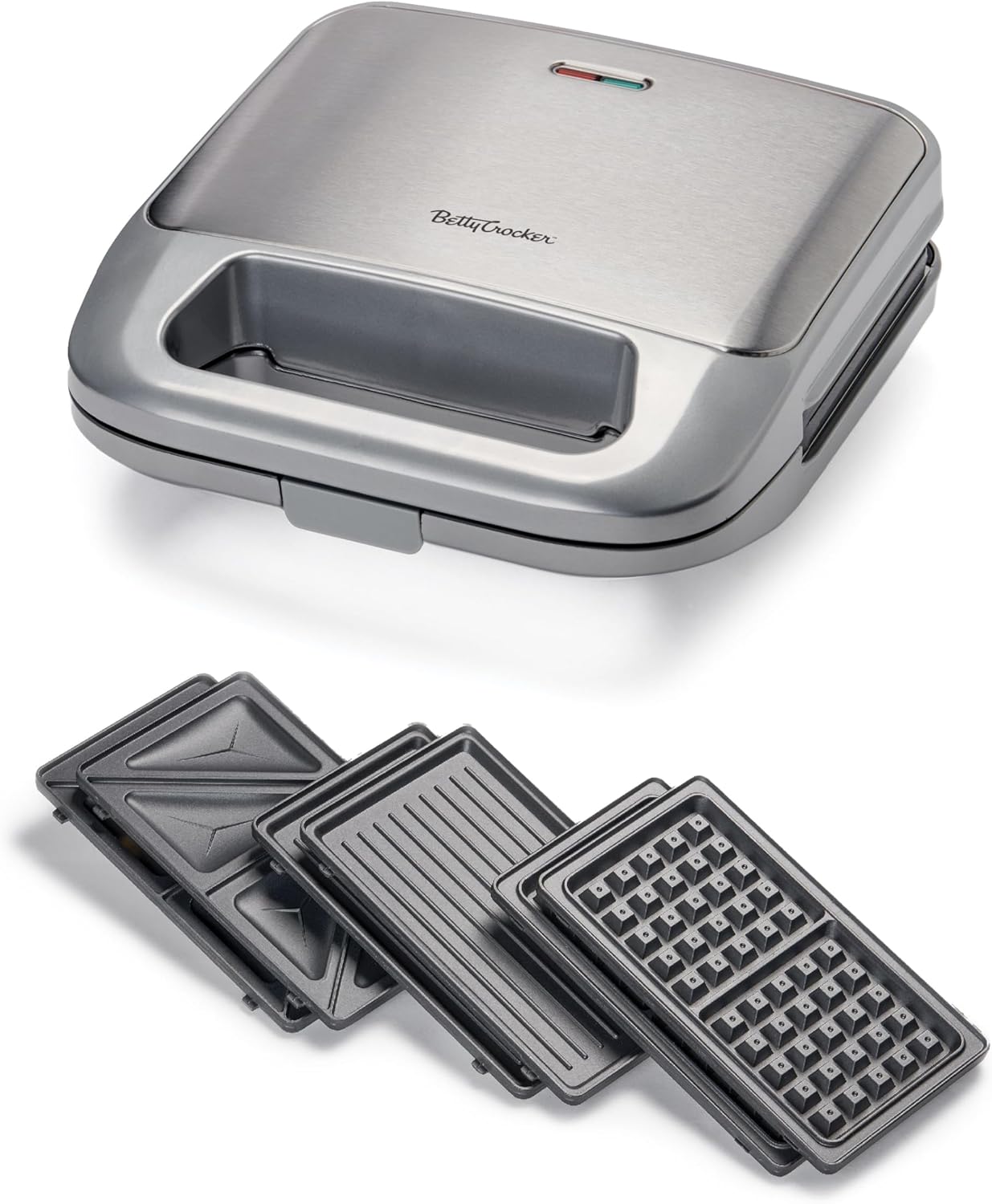 3-in-1 Indoor Grill: Sandwich, Waffle & Panini Maker by Betty Crocker