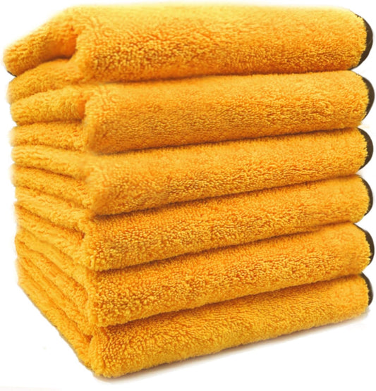 Plush Microfiber Cloth Set - Household & Car Cleaning - 16x24