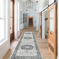 Hallway Washable Runner Rug - Vintage Soft Non Slip Carpet