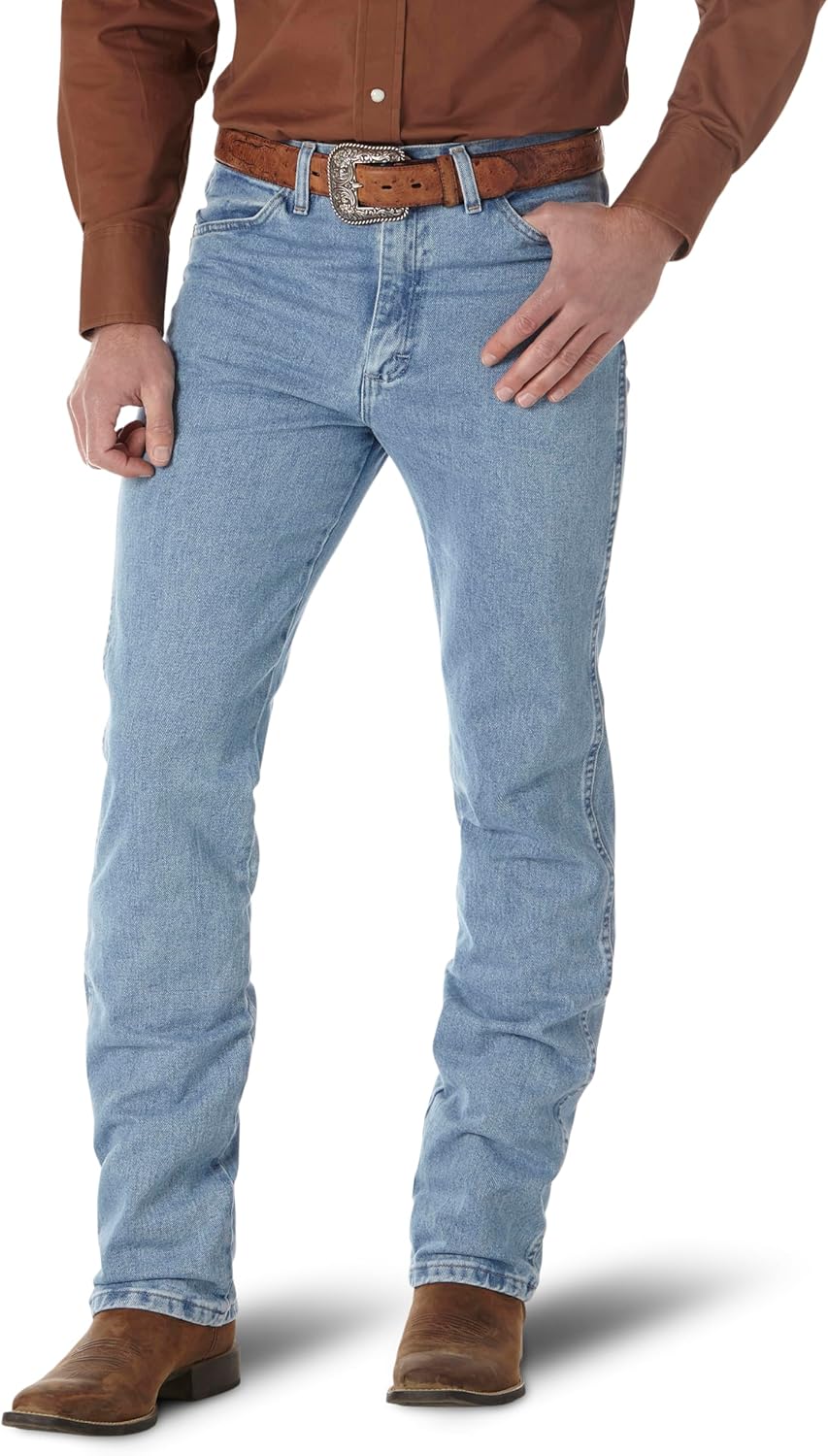 Wrangler Men's Cowboy Cut Slim Fit Jean for Stylish Comfort