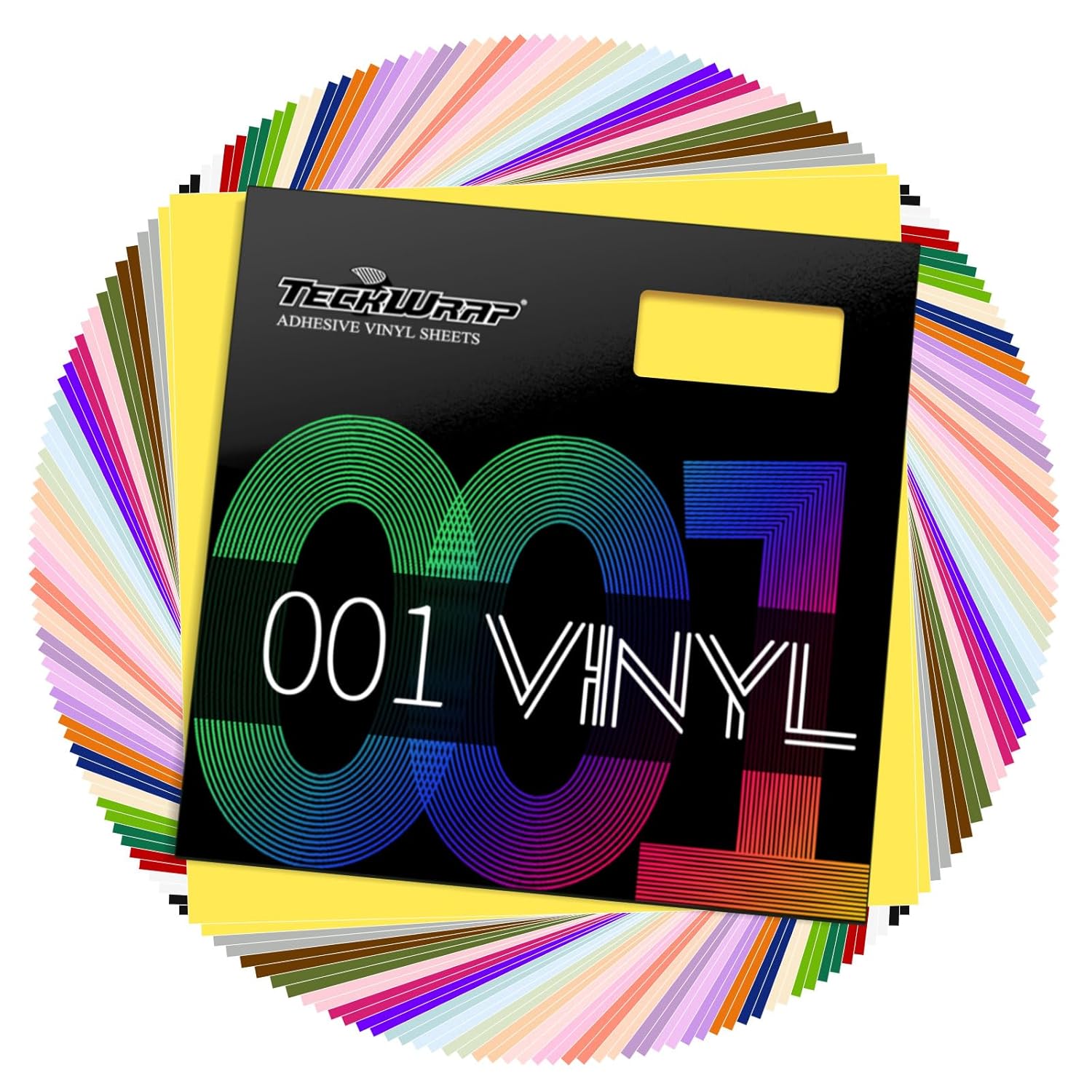 TECKWRAP Permanent Adhesive Vinyl Bundle for Crafting Needs