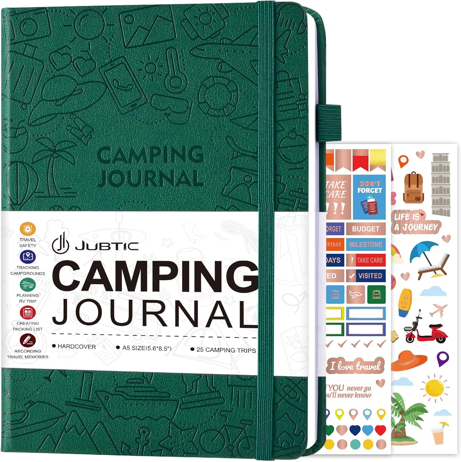 A5 Adventure Camping Journal - Track 25 Trips!