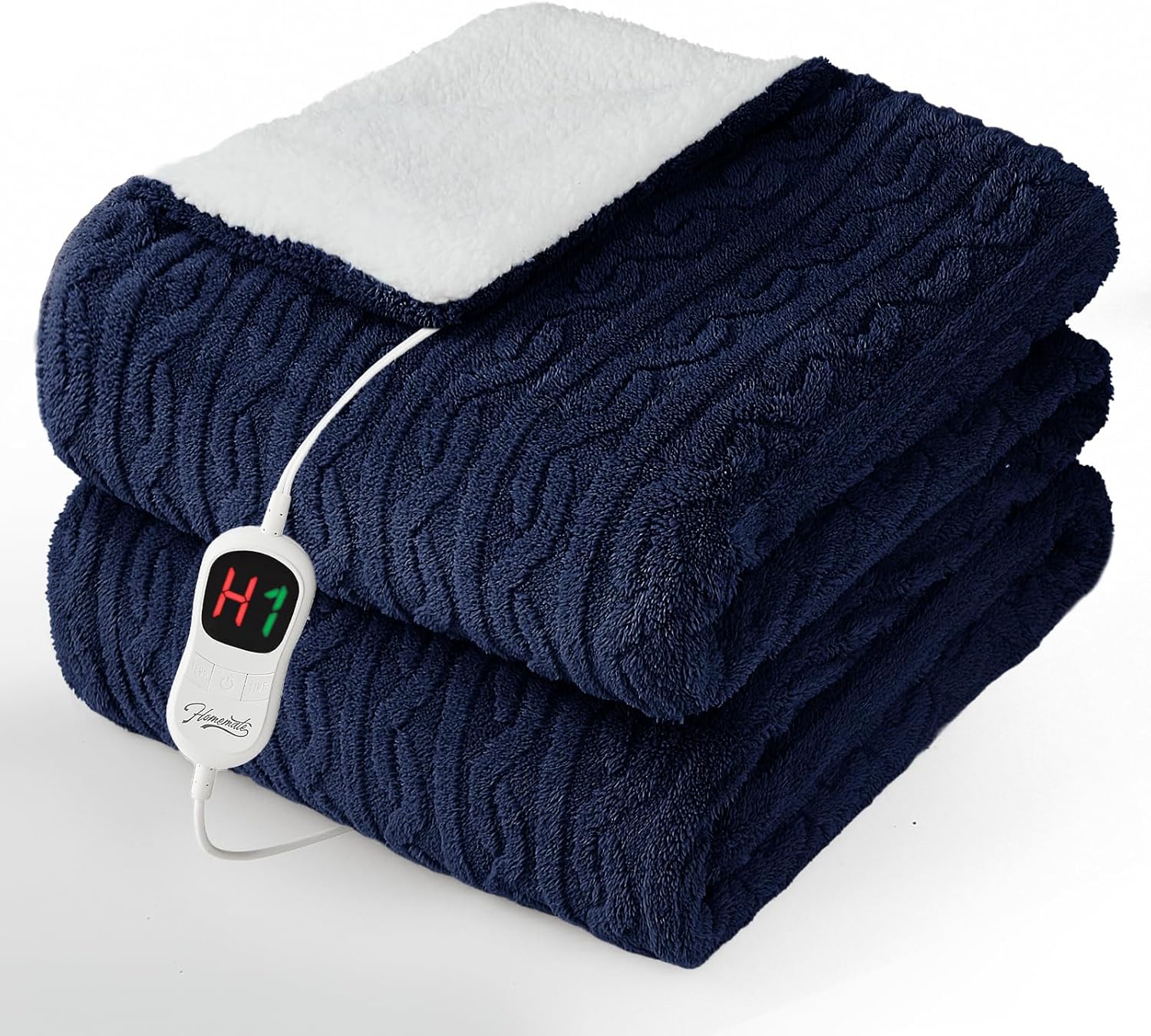 Homemate Electric Heated Blanket Full - Ultra Soft Flannel Comfort