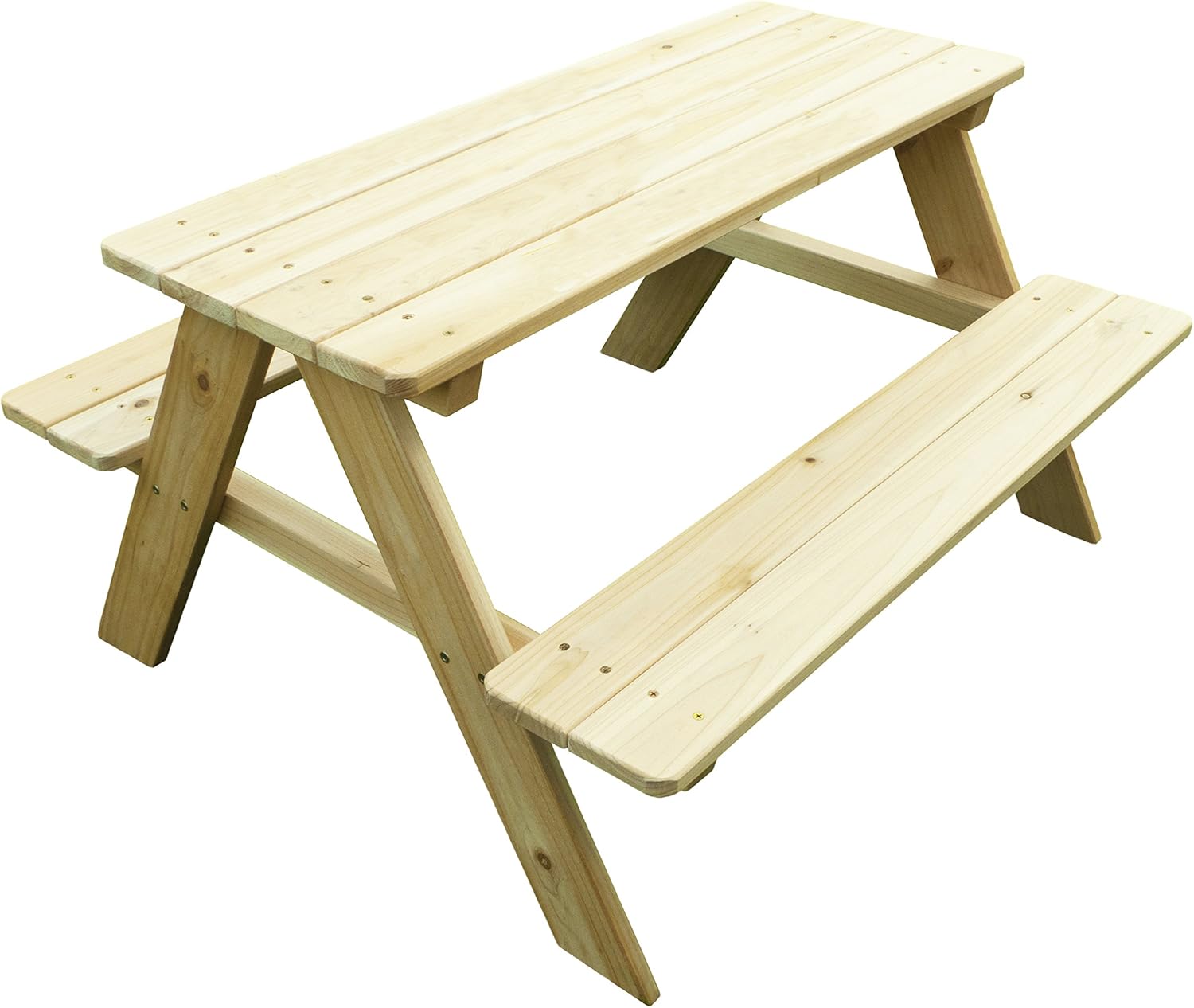 Kids Wooden Picnic Bench Outdoor Dining Table for Kids Fun