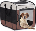 DONORO Dog Kennel and Crate for Medium Dogs - Portable Pop Up Travel