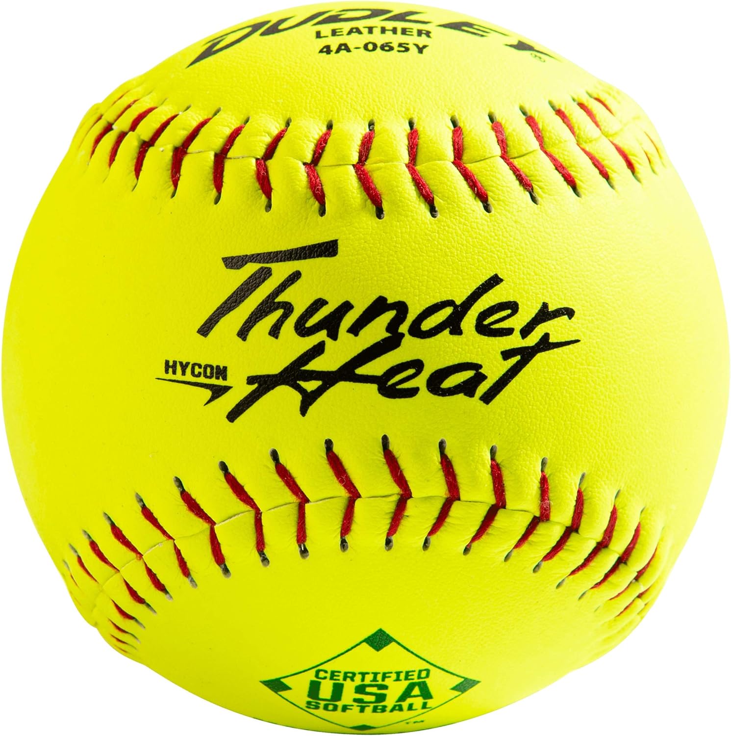 DUDLEY Slowpitch Softballs with Hycon Poly-Core Technology