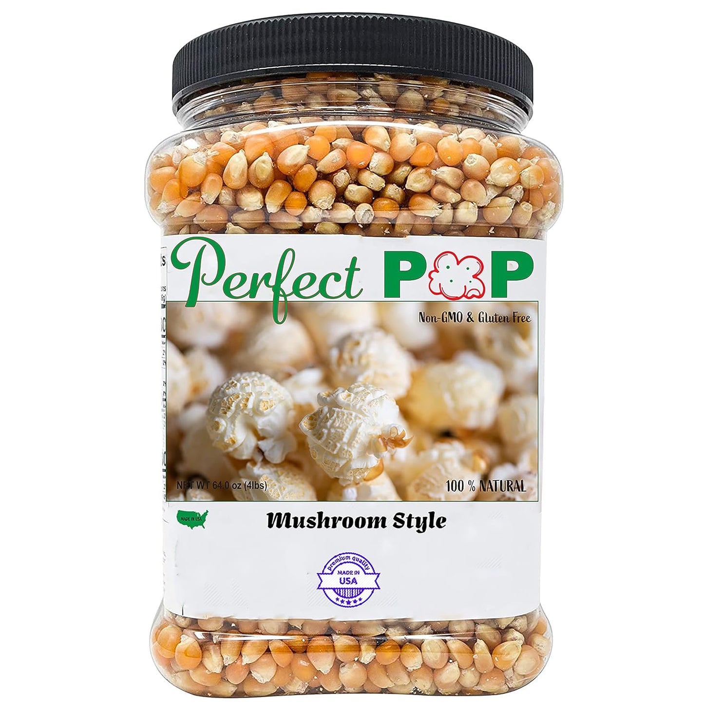 Deluxe Gourmet Mushroom Popcorn Kernels - 4lbs